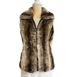 Furry vest women